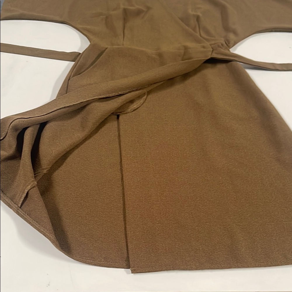 NWT Brown Wrap Kimono Style Top - Picture 4 of 15